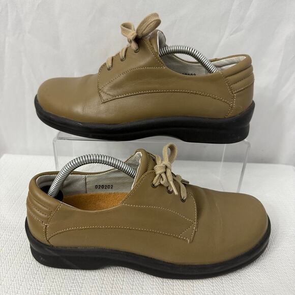 Footprints by Birkenstock Shoes Womens Size 8 Narrow Brown Leather Portugal 39 - Picture 6 of 8